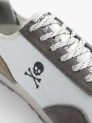 Scalpers Sneaker low 'Prax'  mørkegrå / oliven / sort / hvid