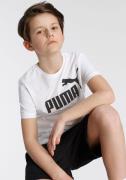 PUMA Shirts 'Essentials'  sort / hvid