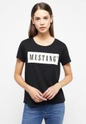 MUSTANG Shirts 'Alma'  sort / offwhite