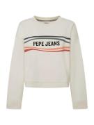 Pepe Jeans Sweatshirt 'EDELINE'  oliven / orange / sort / hvid