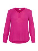 KAFFE CURVE Bluse 'Ami'  fuchsia