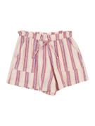 GAP Bukser  beige / lysviolet / pink / sort