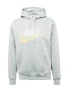 Nike Sportswear Sweatshirt 'CLUB'  gul / pastelgrøn / hvid