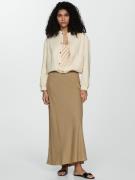 MANGO Sticktop 'CODINA'  lysebeige / guld