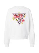 GUESS Sweatshirt  blandingsfarvet / hvid