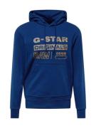 G-STAR Sweatshirt 'Distressed Originals'  beige / blå