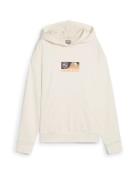 PUMA Sportsweatshirt 'BETTER'  mørkebeige / mørkegrøn / orange / offwhite