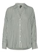 VERO MODA Bluse 'Bumpy'  grøn