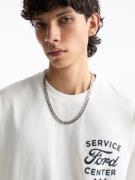 Pull&Bear Bluser & t-shirts  petroleum / hvid