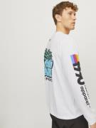 JACK & JONES Bluser & t-shirts  blå / gul / sort / hvid