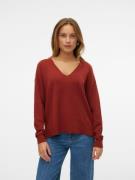 VERO MODA Pullover 'VMBREEZE'  rustbrun