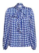 Rich & Royal Bluse  marin / himmelblå / hvid