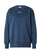 Nike Sportswear Sweatshirt 'PHOENIX FLEECE'  navy / hvid