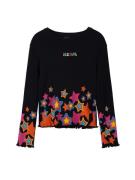 Desigual Bluser & t-shirts  blandingsfarvet / sort