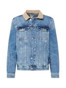 River Island Overgangsjakke 'VADER'  beige / blue denim