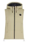 Amber & June Vest  khaki / sort