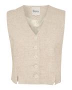 My Essential Wardrobe Vest 'Lavita'  beige-meleret