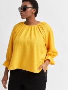 Selected Femme Curve Bluse 'Issy'  gul