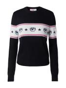 Chiara Ferragni Pullover 'MAGLIERIA'  lyseblå / pink / sort / hvid