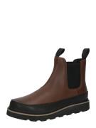 SOREL Chelsea Boots 'SLABTOWN 62'  brun / sort