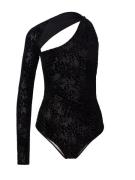 PATRIZIA PEPE Shirtbody  antracit / sort