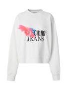 Moschino Jeans Sweatshirt  blå / hindbær / sort / hvid