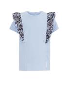 WE Fashion Bluser & t-shirts  lyseblå / laks / sort / hvid