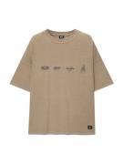 Pull&Bear Bluser & t-shirts  sand / sort