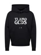 GCDS Sweatshirt 'TI AMO'  sort / hvid