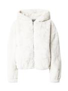 HOLLISTER Overgangsjakke 'AUG3 COZY FUR HOODIE - CHAIN 2CC $69.95'  creme