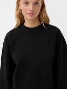 Bershka Sweatshirt  sort / hvid