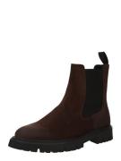 Les Deux Chelsea Boots 'Tatum'  mørkebrun