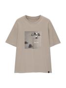 Pull&Bear Bluser & t-shirts  grå / greige / sort / offwhite