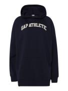 Gap Tall Sweatshirt 'ATHLETIC'  marin / hvid