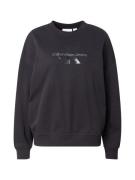 Calvin Klein Jeans Sweatshirt  grå / sort