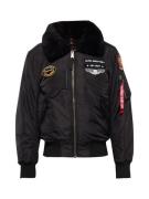 ALPHA INDUSTRIES Vinterjakke 'Injector III Air Force'  gul / rød / sort / hvid