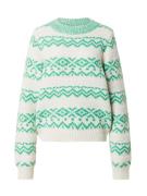 TOPSHOP Pullover  grøn / uldhvid