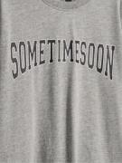 SOMETIME SOON Shirts  lysegrå / sort / hvid