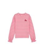 WE Fashion Bluser & t-shirts  lysegrå / pink / sort