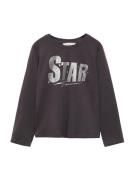 MANGO KIDS Bluser & t-shirts 'STAR'  antracit / sølvgrå