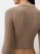 Bershka Pullover  mørkebeige