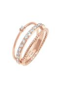 ELLI Ring  rosa guld / transparent