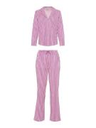 VIVANCE Pyjamas 'Dreams'  lysviolet / hvid