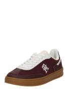 TOMMY HILFIGER Sneaker low 'HERITAGE'  brun / burgunder / hvid