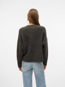 VERO MODA Pullover 'VMBoom'  brun-meleret