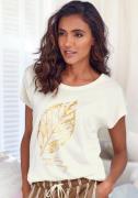 LASCANA Shirts  ecru / guld