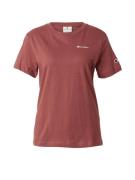 Champion Authentic Athletic Apparel Shirts  rustbrun / hvid