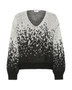 SAINT TROPEZ Pullover 'Garance'  elfenben / sort