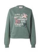 SCOTCH & SODA Sweatshirt  grøn / lyserød / lys pink / hvid