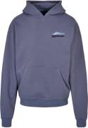 MJ Gonzales Sweatshirt 'Wave V.1'  blå / sort